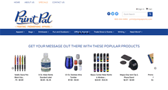 Desktop Screenshot of printpalpromo.com